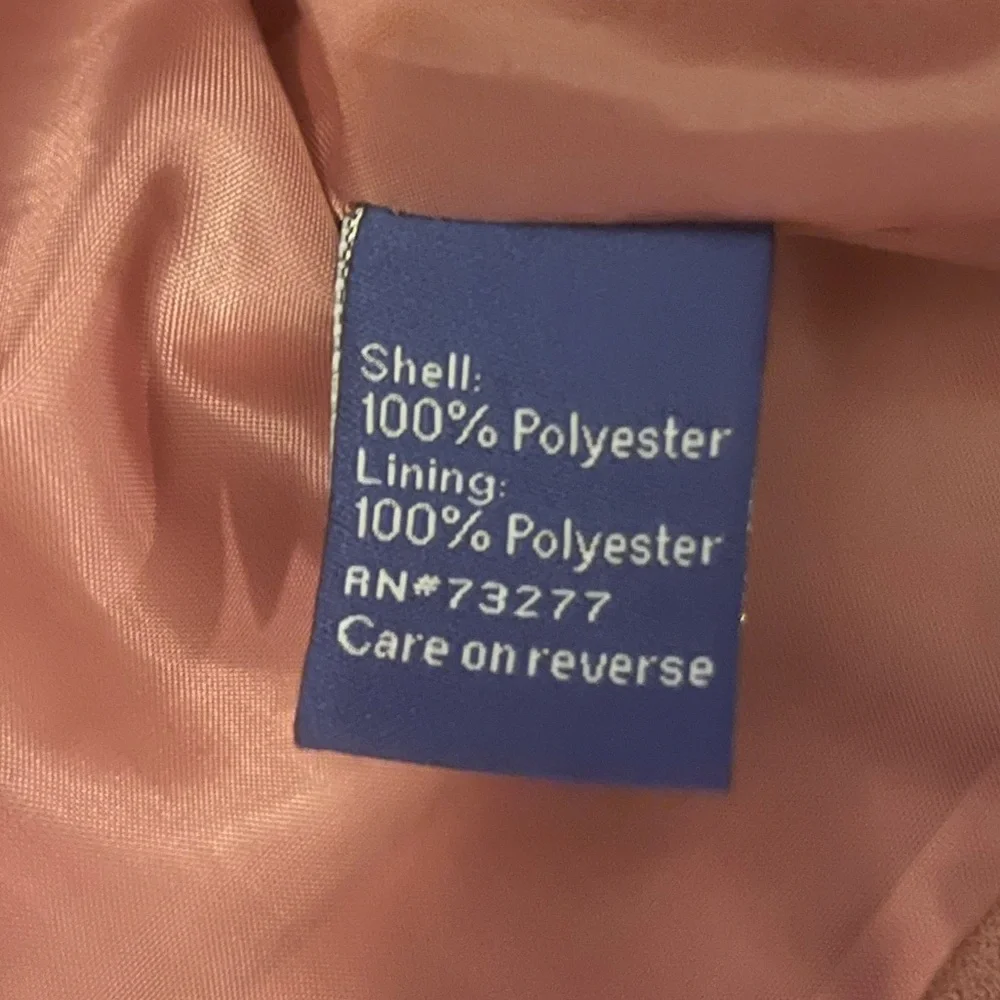 🛍️ 3 For $10🛍️ Apt 9 Women's Dusty Rose Pink Faux Suede Jacket, Size L - Picture 9 of 9